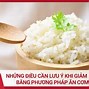 1 Chén Cơm Bao Nhiêu Calo