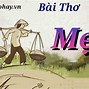 Bài Thơ Mẹ Của Tác Giả Trần Quốc Minh