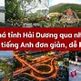 Giới Thiệu Về Hải Dương Bằng Tiếng Nhật